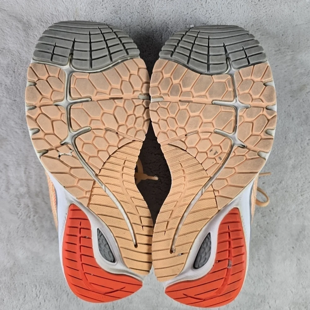 Womens Neq Balance 680 Fresh Foam Running Shoes Sz 8 Orange - Picture 7 of 9